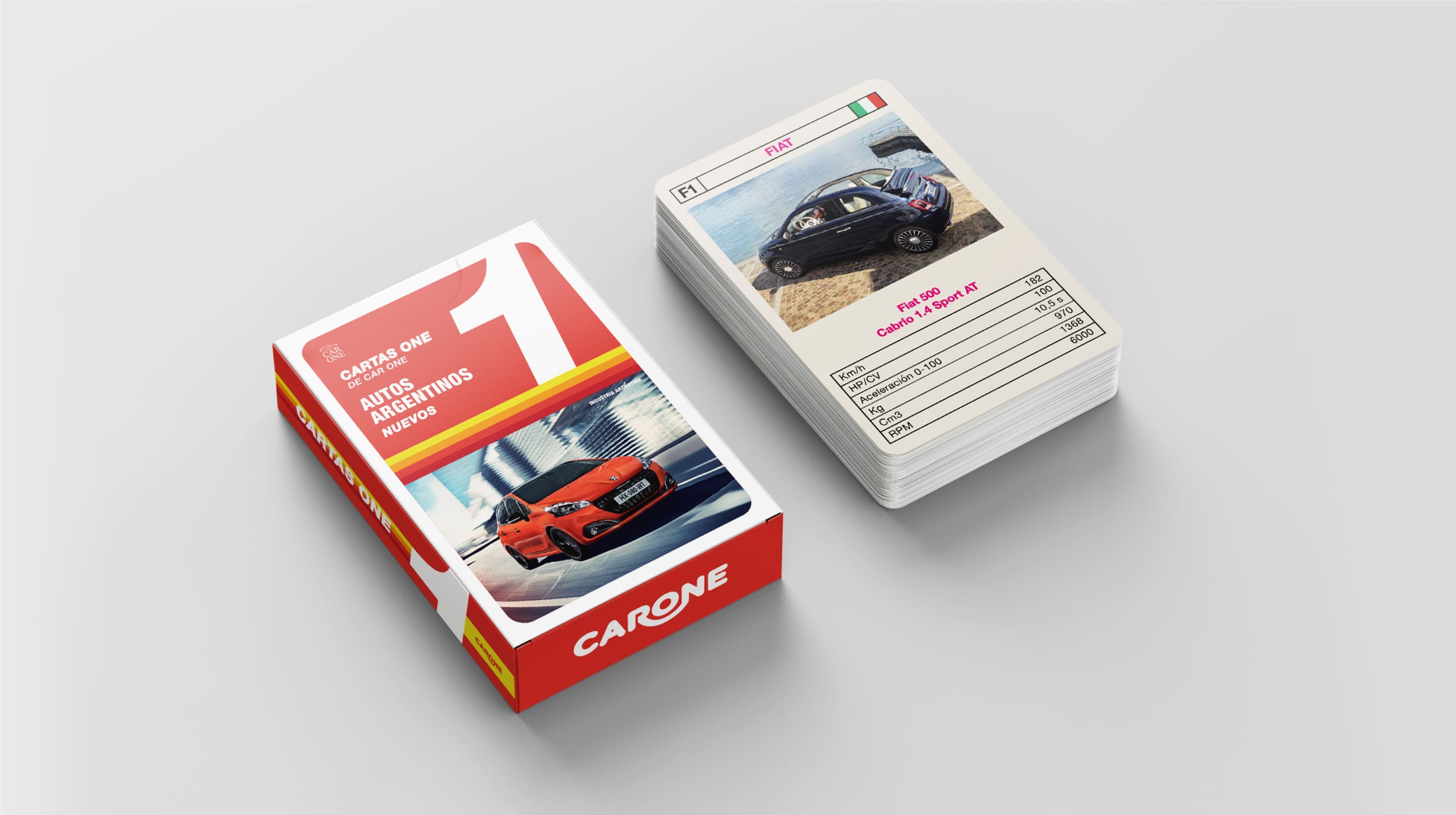 Mazo rojo de Cartas One.