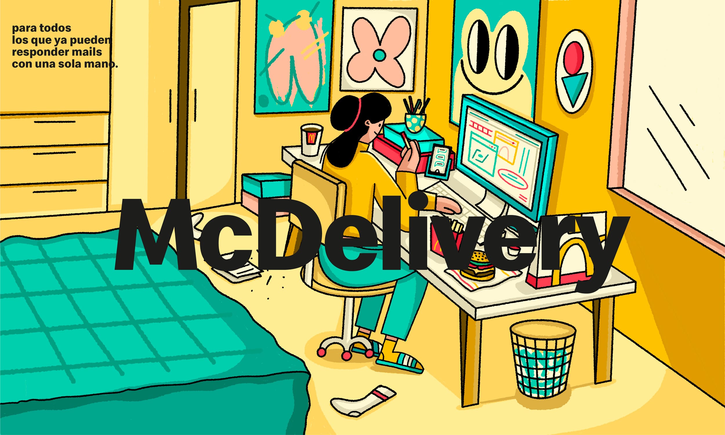 McDonald's - Home Office: Para todos los que ya pueden responder mails con una sola mano.